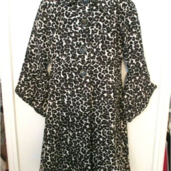 Neiman Marcus TOV HOLY long leopard heavy coat jacket size small gorgeous - Picture 4 of 6